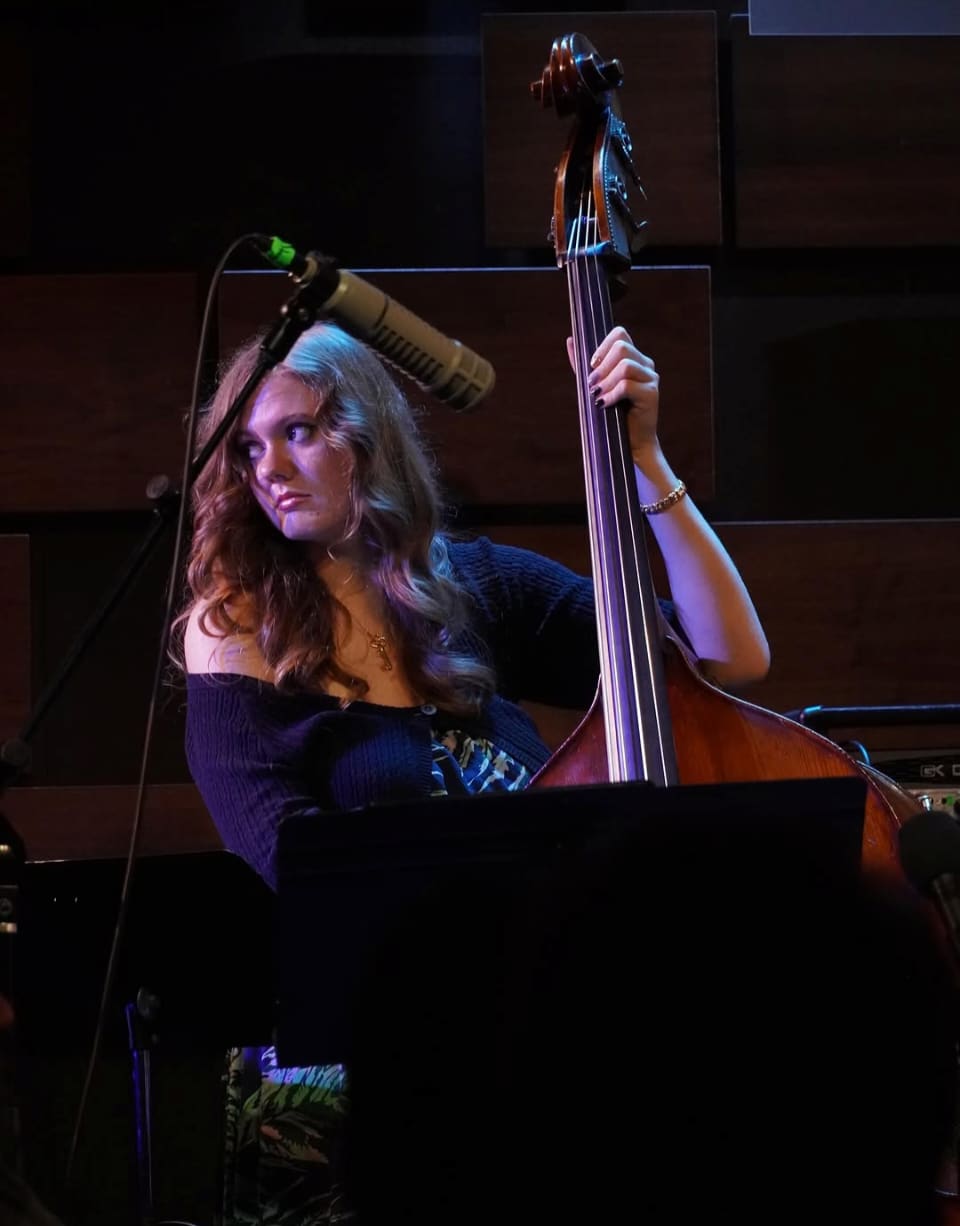 Mara Queen on upright bass